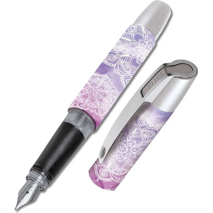 Online Pen Füller Campus Füllhalter, ergonomisch, Iridium-Feder medium, blau, hergestellt in Deutschland