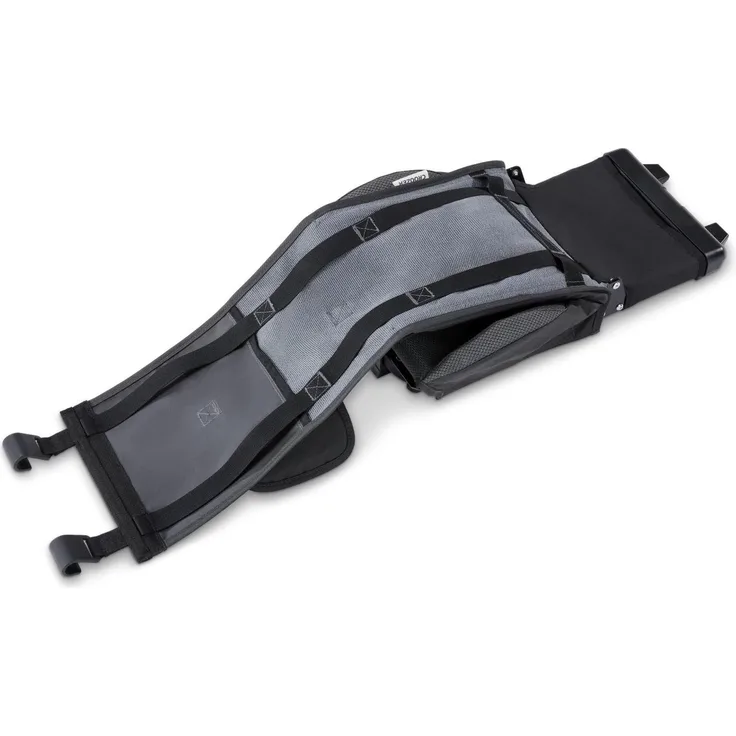 Croozer Yuuna, Kindermodul Basis-Sitz für Veloanhänger, ergonomisch, atmungsaktiv, mit 5-Punkt-Sicherheitsgurten, höhenverstellbar, zusammenfaltbar