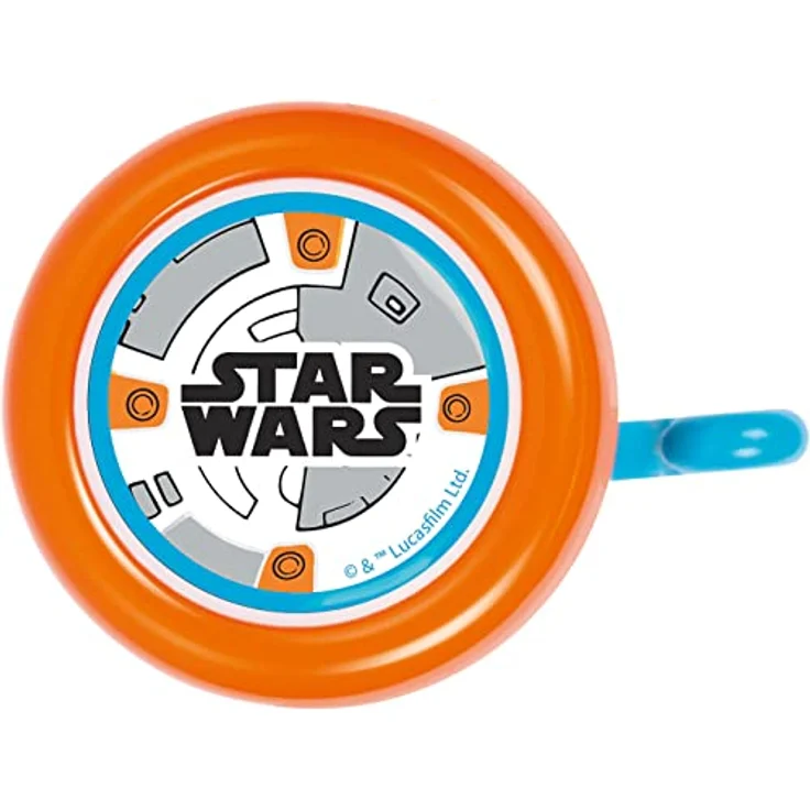 Disney Jungen Star Wars Fahrradklingel, Metall, Mehrfarbig, S – Bild 1
