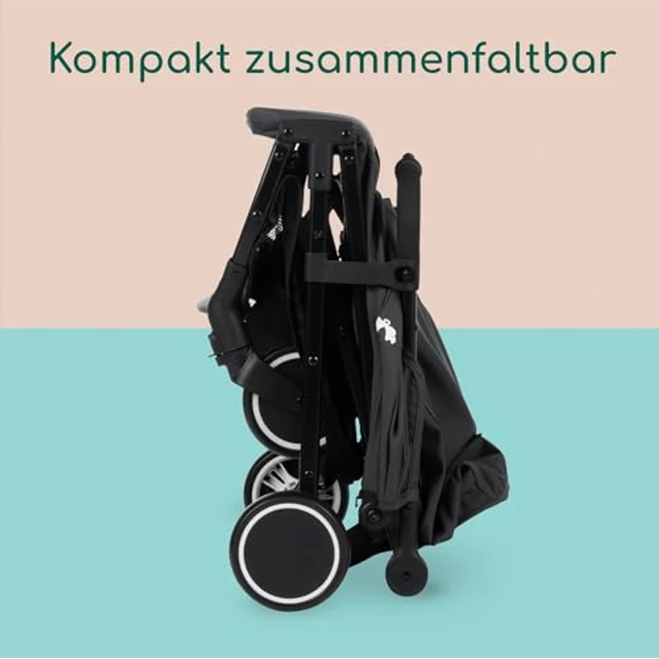 BEBE CONFORT Soko Superkompakter Kinderwagen, 0-15 kg, Mineral Graphite, leicht zusammenklappbar – Bild 5