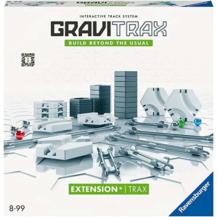 Ravensburger GraviTrax Extension Trax - Zubehör für das Kugelbahnsystem. Kombinierbar mit allen GraviTrax Produktlinien, Starter-Sets, Extensions und Elements, Konstruktionsspielzeug ab 8 Jahren – Bild 1
