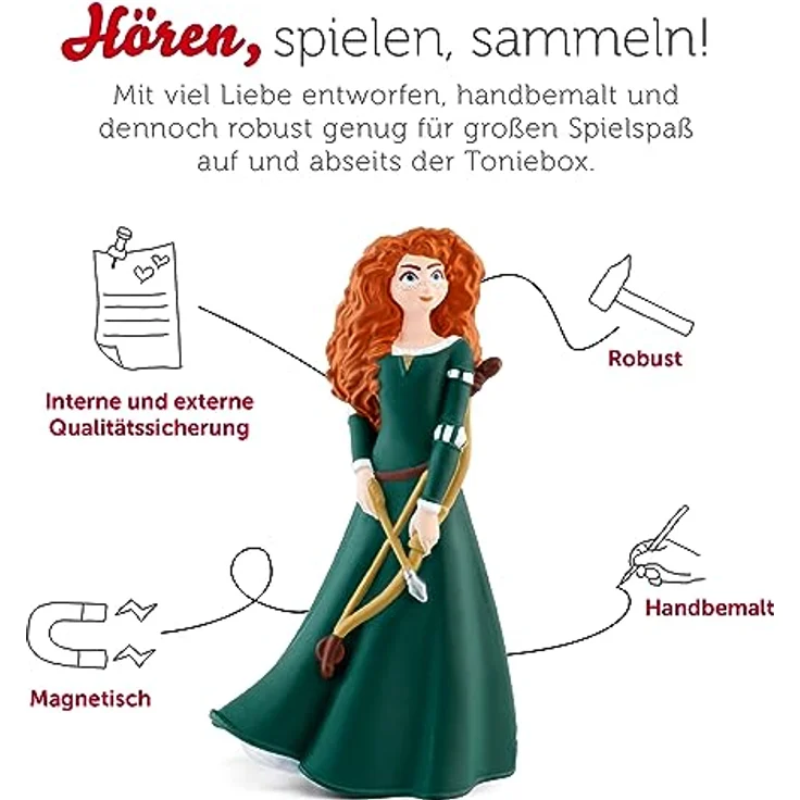tonies Hörspielfigur Disney Merida - Legende der Highlands, 67 Min. Laufzeit – Bild 4