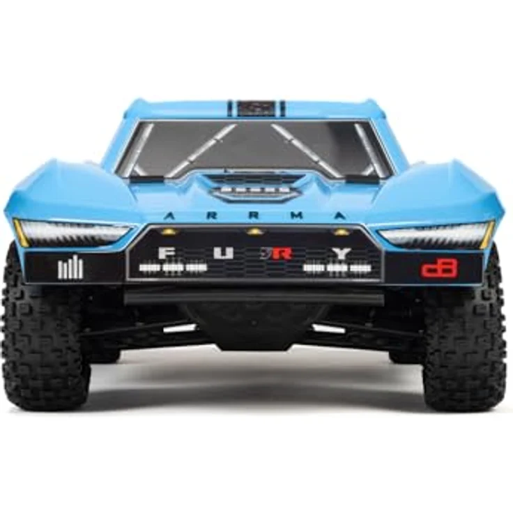 ARRMA Fury MEGA 550 2WD, Ferngesteuertes Auto 1/10, über 30 km/h, aufrüstbar, Blau – Bild 2