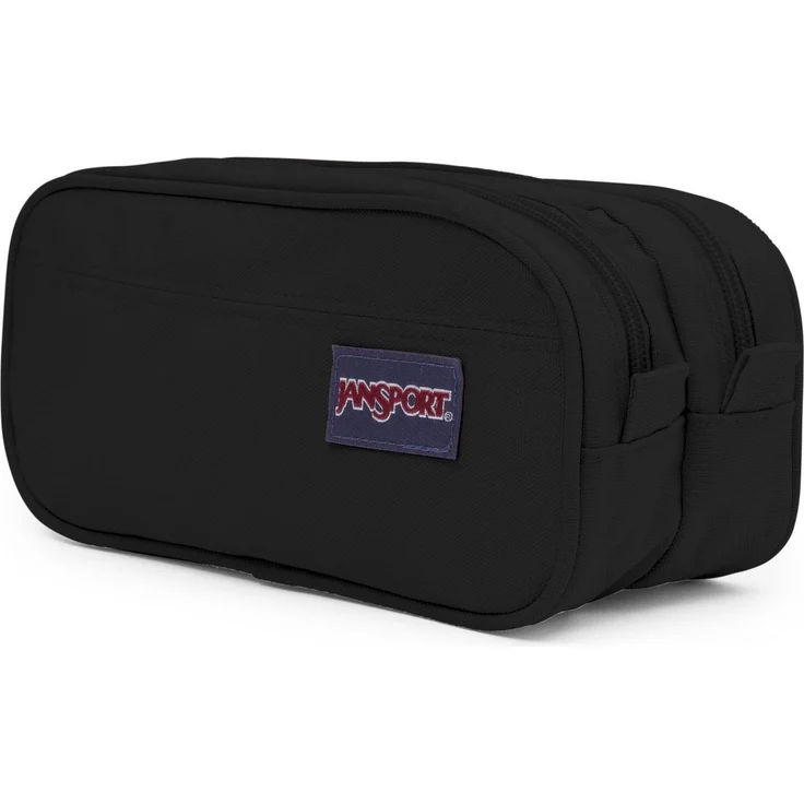 Jansport Schreibgeräteetui Large Accessory Pouch, mit zwei Hauptfächern, schlicht - blau – Bild 1