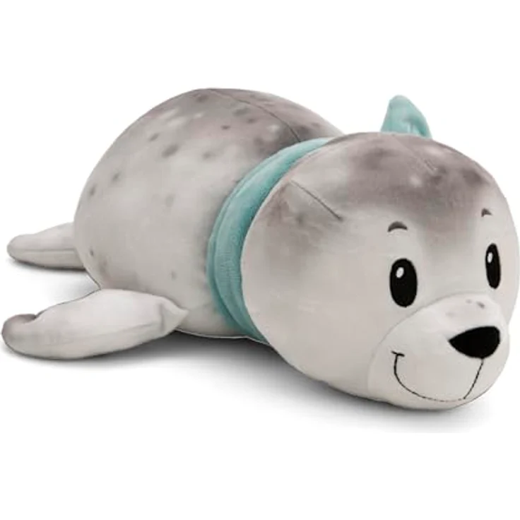 NICI Kuscheltier Seehund Bente 24cm grau - Flauschiges Stofftier aus weichem Plüsch, ideal zum Kuscheln und Spielen, tolle Geschenkidee für Kinder & Erwachsene - 61283 – Bild 1