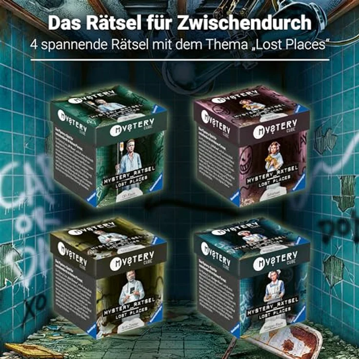 Ravensburger 23695 - Mystery Cube - Lost Places: Der Röntgenraum - Rätsel-Spiel ab 10 Jahren - Für Rätsel-Begeisterte – Bild 2