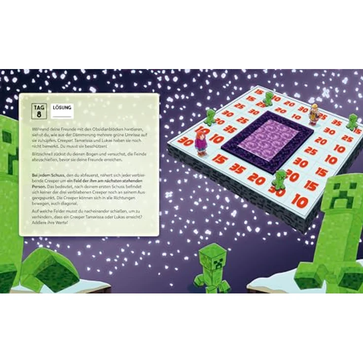 MVW Wildschütz Escape- Buch-Adventskalender für Minecrafter: Das Ei des Enderdrachen - Adventurerlebnis mit Escape-Elementen für eine spannende Weihnachtszeit – Bild 8