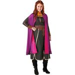 Rubie's Offizielles Disney Frozen 2, Anna Deluxe Kleid, Erwachsene Kostüm UK 8-10