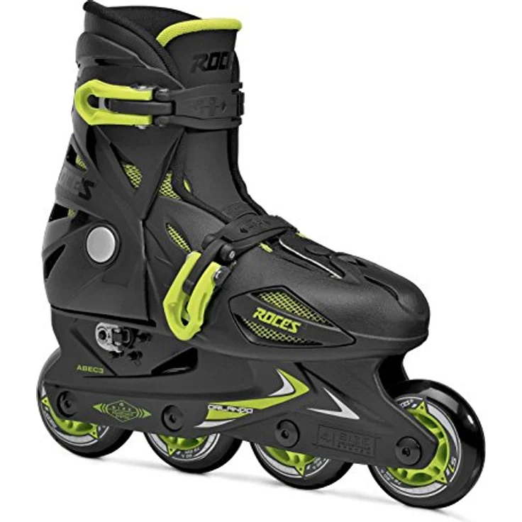 Roces Kinder Inline-skates Orlando 3, black-lime, verstellbare Größe 36-40 – Bild 1