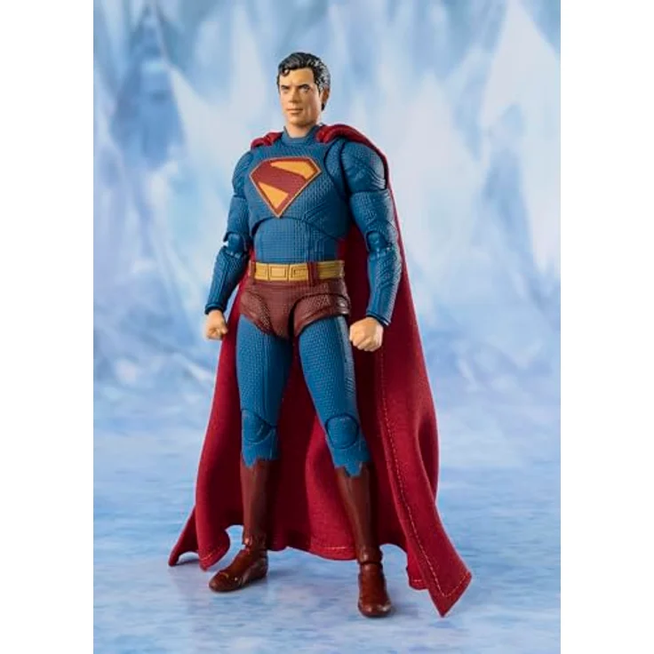 Bandai Superman 2025 S.H.Figuarts Actionfigur, 16 cm, inkl. Zubehör in Fensterbox – Bild 2