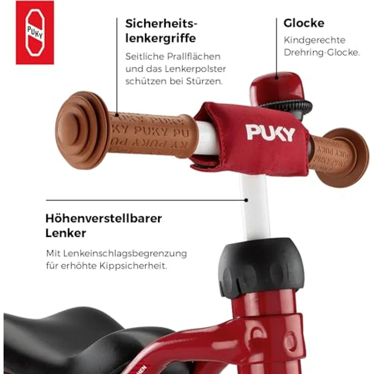 Puky Wutsch Bundle FC Bayern München Kleinkinder Rutschfahrzeug Lern Laufrad rot – Bild 4