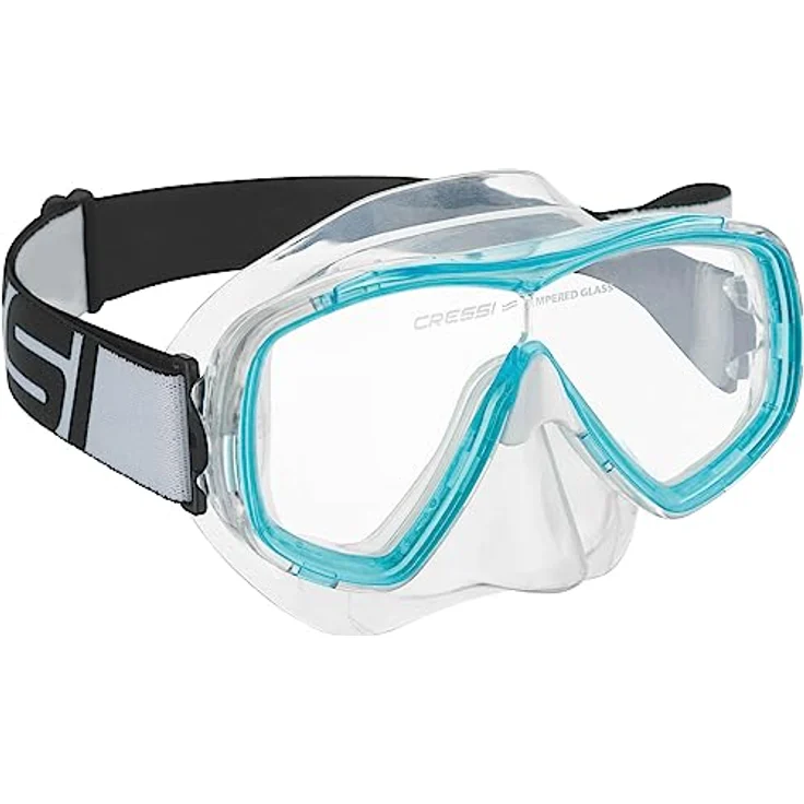 Cressi Premium Combo Schnorchelset Junior - erhältlich mit Marea Jr oder Estrella Jr Maske und Top-Schnorchel, Unisex Kind – Bild 2