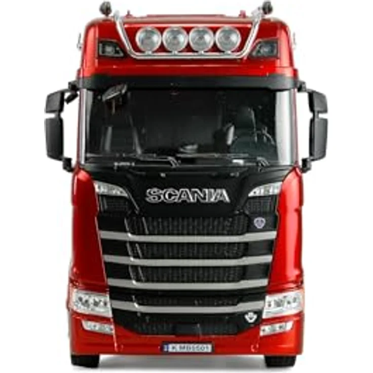 Amewi Scania 770 S Zugmaschine 6x4 1:18 RTR, RC ferngesteuert mit 4WD-Antrieb und li-Ion Akku, rot – Bild 4