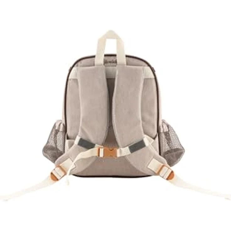 Sterntaler Rucksack Hund Lucky, Kindergartentasche aus wasserabweisendem Polyester mit Kühlfunktion, beige, verstellbaren Gurten und integrierter Adresskarte – Bild 3