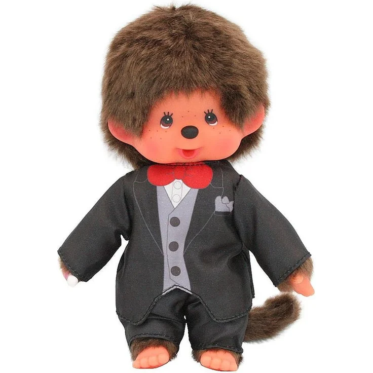 Monchhichi Plüschfigur Bräutigam Junge 20 cm, Hochzeitsanzug, Sammlerstück - Preisvergleich – Bild 1