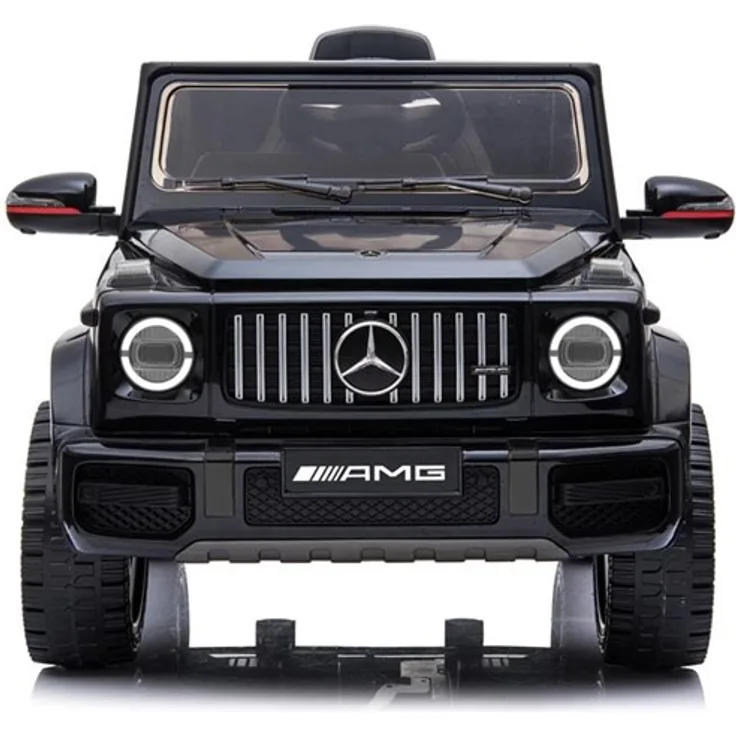 Mercedes Lizenzierter AMG G63, Elektrisches Aufsitzauto für Kinder mit 12V-Antrieb, Licht und Sound, schwarz