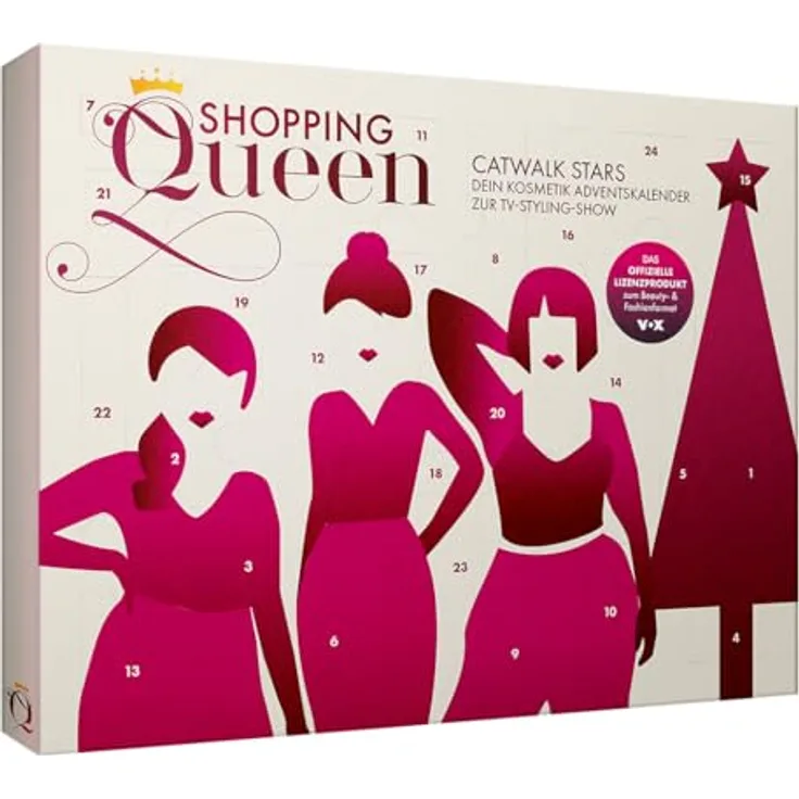 KTN Dr. Neuberger GmbH Adventskalender Catwalk Stars - Shopping Queen Beauty-Adventskalender, 24-tlg. mit trendigen Beauty-Essentials für einen perfekten Look