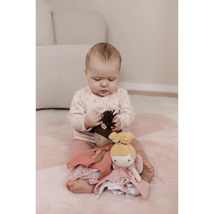 Little Dutch 9029 Schmusetuch Fee Mila, Kuscheltuch aus 50% Baumwolle und 50% Polyester, 30x16,5x7cm, maschinenwaschbar bei 30 Grad, ab Geburt empfohlen – Bild 4