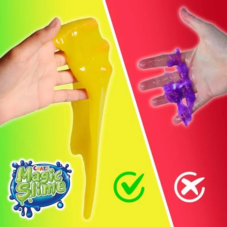 CRAze Magic Slime FOILBAG, Bunter Experimentierschleim für Kinder, 75 ml Beutel, 6 Farbvariationen – Bild 5