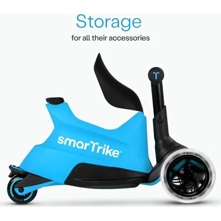 smarTrike Kinderroller Xtend Scooter Ride On - 3-in-1 Outdoor Scooter für Kinder, blau