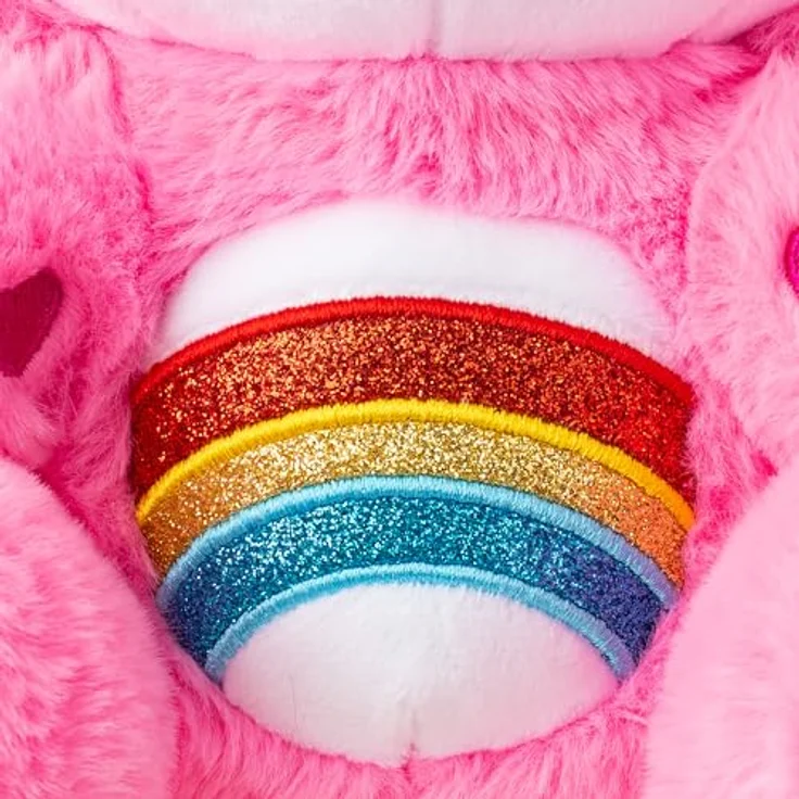 Hello Kitty Care Bears, 25 cm Plüsch-Teddybären 2er Set mit detailliertem Belly Badge-Design – Bild 6