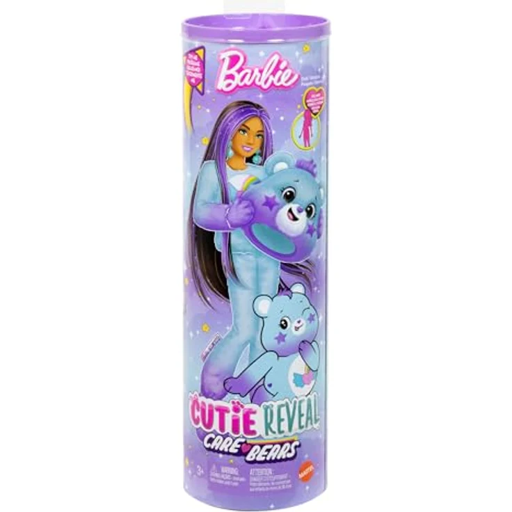 Barbie Cutie Reveal Glücksbärchis Dream Bright Bärchi, Anziehpuppe mit 10 Überraschungen und Accessoires – Bild 6
