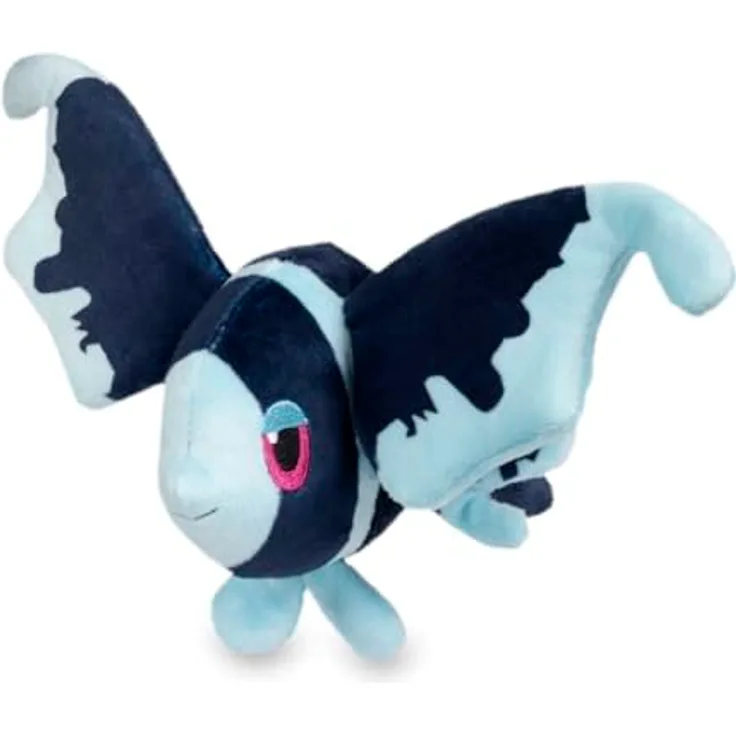 Tinisu Pokémon Lumineon Kuscheltier, 16 cm Plüschtier mit Mikroperlen-Füllung - Sitting Cuties Kollektion