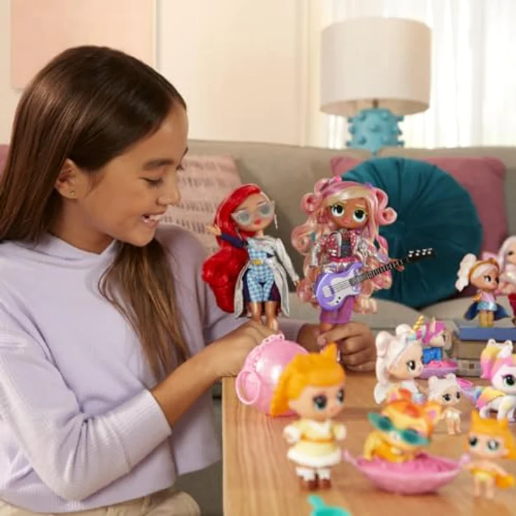 L.O.L. SURPRISE! Anziehpuppe L.O.L. Surprise OMG Eye Spy - Rockstar, mit magischem Farbwechsel und interaktivem Playset – Bild 10