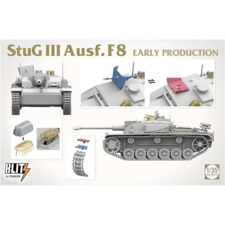 Takom StuG III Ausf. F8 Early, Modellfahrzeug mit detailgetreuer Ausstattung – Bild 4