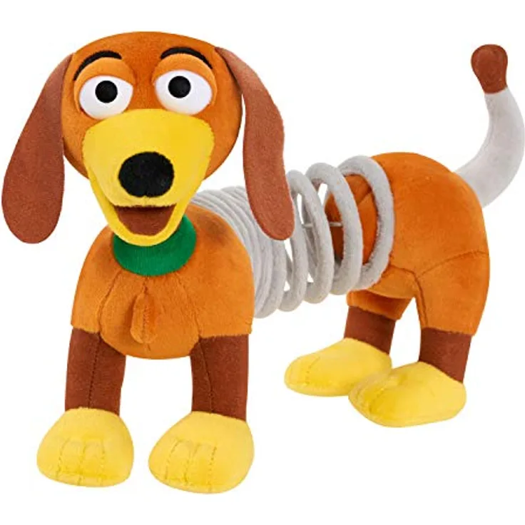 Just Play Ltd. Disney und Pixar Toy Story Slinky Dog Plushie, Plüschtier mit 10 Zoll Länge und weichem, kuscheligem Material