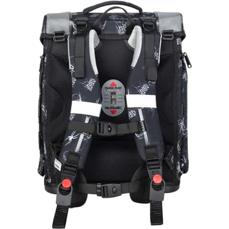 McNeill Schulranzen-Set PERFECTO, MARVEL SPIDERMAN II 5-teilig, ergonomisch, ClickFlex-Rückensystem, Reflektoren, 22L, 1.250g – Bild 5