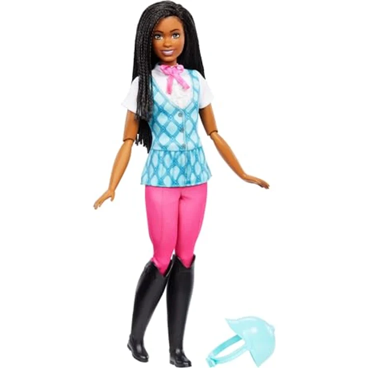 Barbie Anziehpuppe Mysteries: Das geheimnisvolle Pferdeabenteuer: Barbie Brooklyn, Puppe mit abnehmbarem Reitoutfit, stilvoll und realistisch – Bild 5