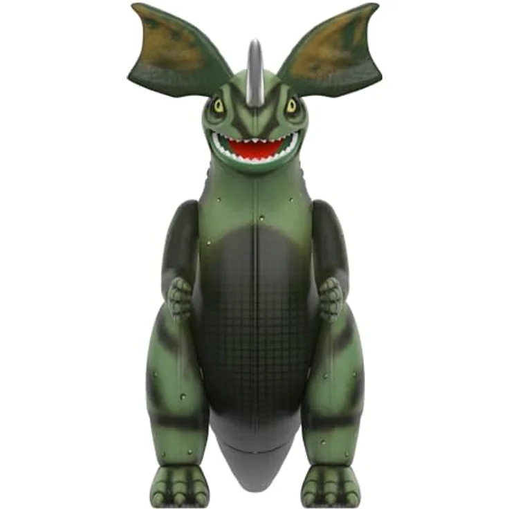 Super7 Toho ReAction Actionfigur Wave 01 Baragon (Marusan Tin), 10 cm mit Zubehör und Austauschteilen, Retro Tin – Bild 2