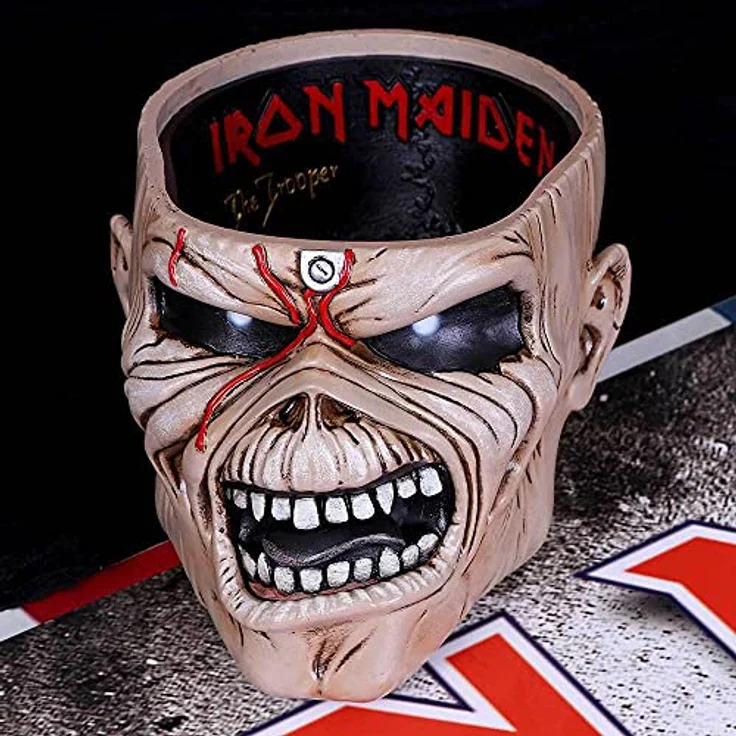 Nemesis Now Iron Maiden The Trooper Box, 18cm, handbemalt aus hochwertigem Resin mit Eddie the Trooper Design – Bild 9