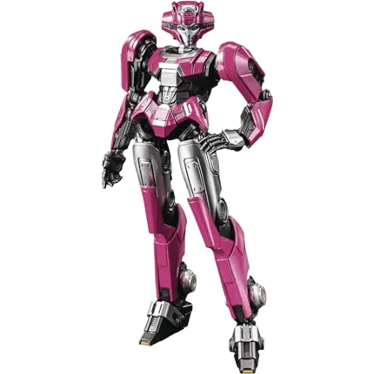 threezero Transformers One: Elita-1 MDLX Actionfigur, 13 cm hoch mit 46 Gelenkpunkten, Zubehör inkl. Blaster und drei Paar austauschbare Hände