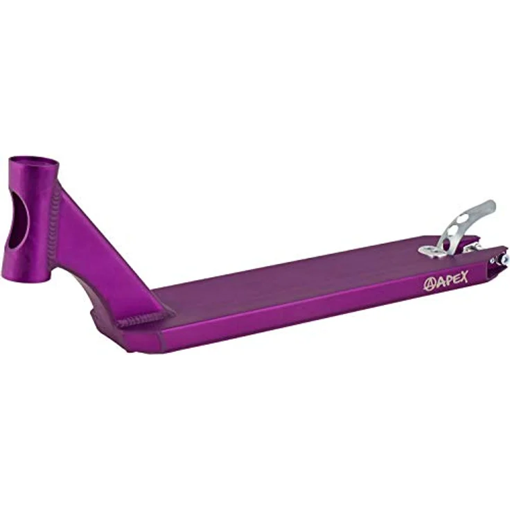 Apex Stuntscooter Apex Pro Stunt-Scooter Deck 580 (49cm) lila, aus wärmebehandeltem Aluminium mit CNC-gefrästen Schienen – Bild 2
