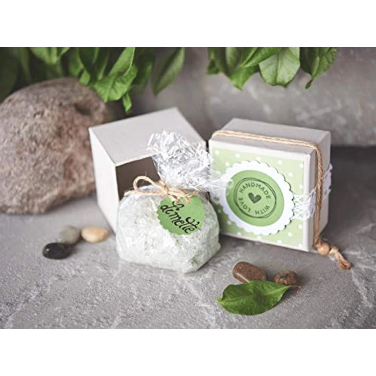 Rayher Stempel Holz "Handmade with love", rund, 3 cm ø, Motivstempel Holz, Holzstempel, Butterer Stempel, Rundstempel, 29022000 – Bild 5