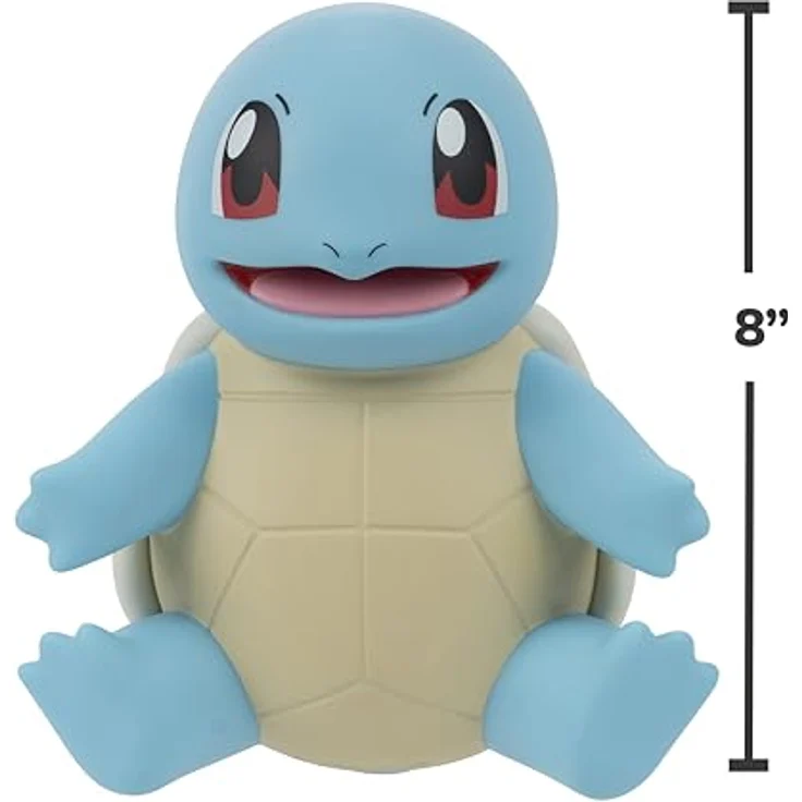 Pokémon PKW3434 Squirtle Select Figur, 10,2 cm hochwertige Vinylfigur mit authentischen Details aus der Pokémon Animated Serie, mehrfarbig – Bild 5