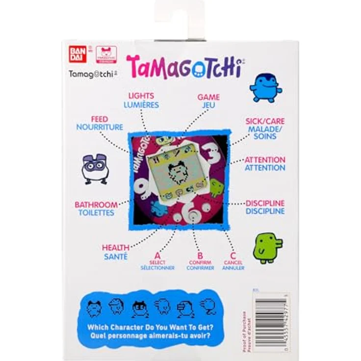 Bandai Tamagotchi Original Honey, Lernspielzeug mit CR2032 Batterie, mehrfarbig – Bild 10