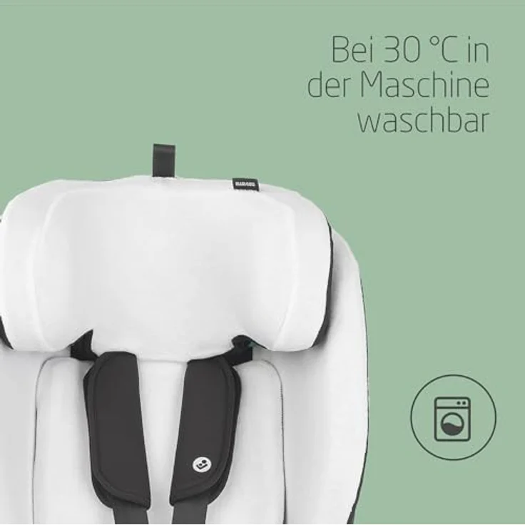 Maxi-Cosi Autositzbezug aus Bio-Baumwolle für Titan S i-Size & Titan S Comfort, Natural White, weiches, atmungsaktives, feuchtigkeitsabsorbierendes Material, waschmaschinenfest – Bild 4