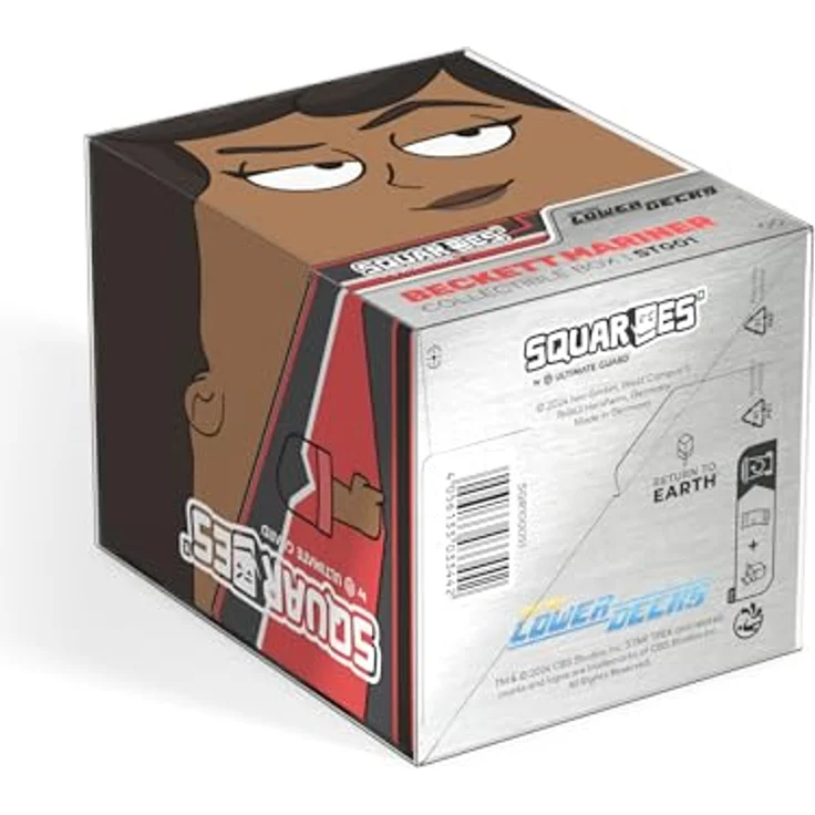 Squaroes Squaroe Star Trek: Lower Decks™ ST001 Beckett Mariner, Sammelbox für TCG-Decks mit Platz für bis zu 100 Karten, aus 78 % erneuerbaren Rohstoffen – Bild 9