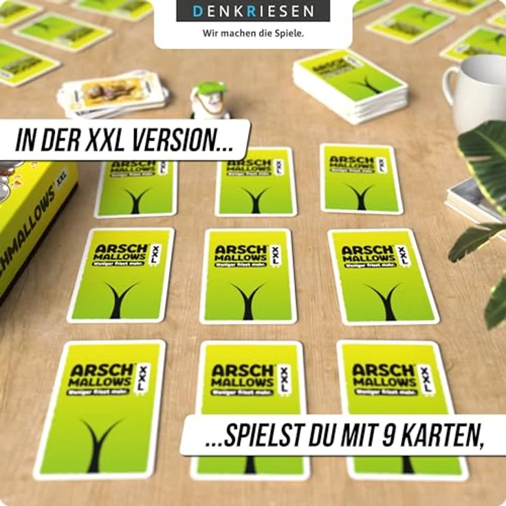 D&R Denkriesen ARSCHMALLOWS® XXL Kartenspiel mit 120 Karten und verrückten Aktionen, nicht geeignet für Kinder unter 3 Jahren – Bild 4