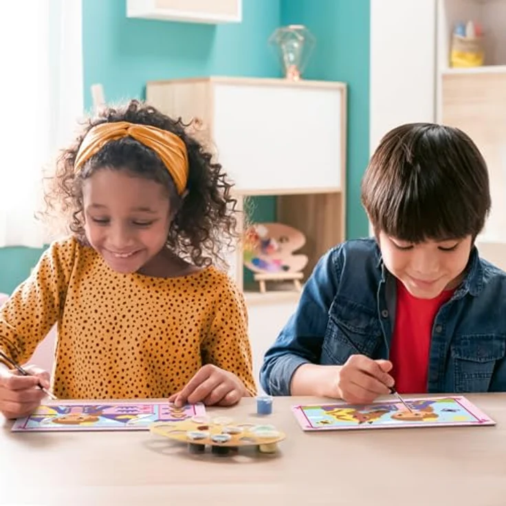 Ravensburger Malen nach Zahlen CreArt, Kleine Prinzessin, 5 fertig gemischte Acrylfarben, für Kinder von 5-7 Jahren, Made in Europe – Bild 2