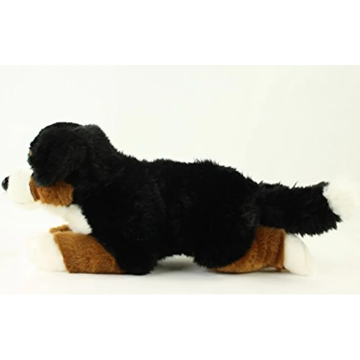Teddys Rothenburg Kuscheltier Berner Sennenhund 45 cm liegend braun/schwarz/weiß Plüschbernersennenhund Uni-Toys mit kuschelweichem Plüsch - Preisvergleich – Bild 3