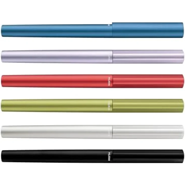 Pelikan Füllfederhalter Pelikan Füller Ineo® Elements P6, Feuer-Rot, Patronenfüllsystem, polierte Edelstahlfeder, clip-loses Design – Bild 11
