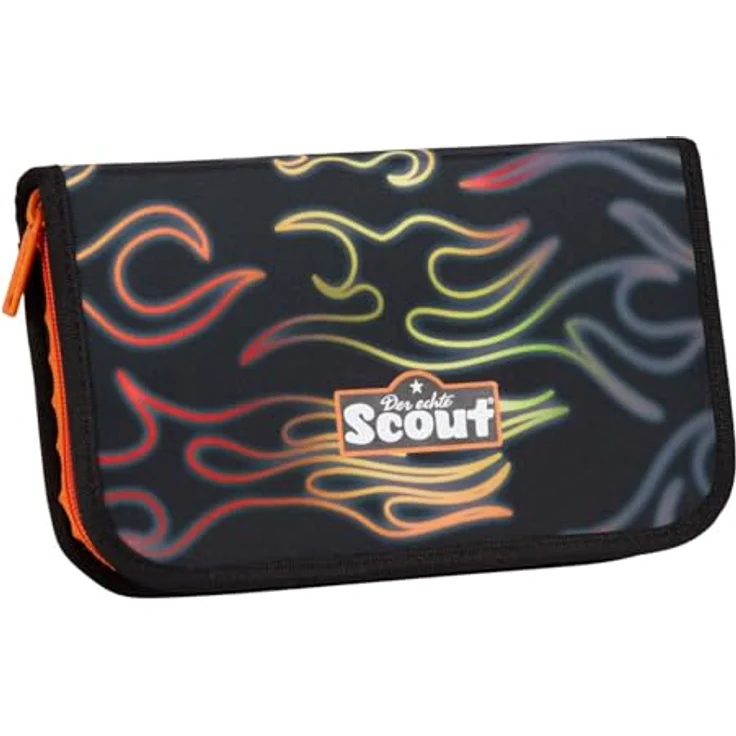 Scout Schulranzen Scout Neo 4-teiliges Set, Safety Light mit Flames-Design, recycled PET – Bild 6