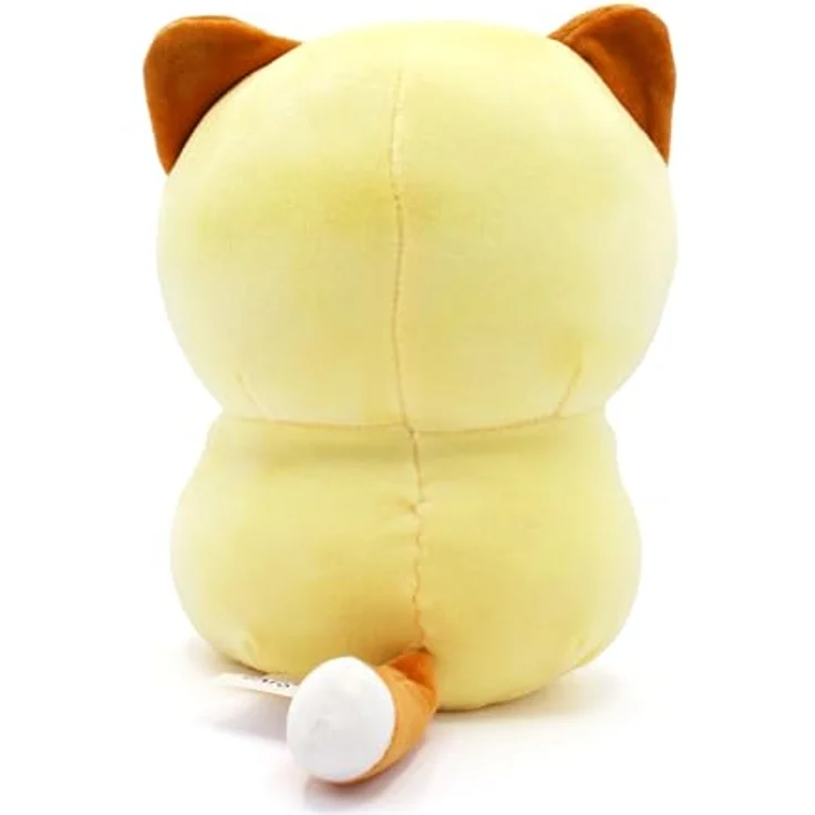 Joytoy Funny Cats 24179, Plüschkatze mit Reis, 25 cm, gelb-grün – Bild 4