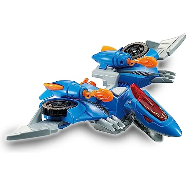 VTech Switch and Go Dinos Spinosaurus und Pterodaktylus – Dino-Auto-Transformer – 2-in-1 Spielzeug mit Dinostimme, Geräusch- und Lichteffekten – Für Kinder von 3-8 Jahren – Bild 4