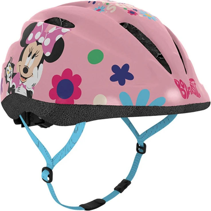 Seven Polska Kinderfahrradhelm Kinder "MINNIE MAUS", 48-52cm, leicht, bequem, belüftet, mattes PVC mit bunten Mustern - Preisvergleich