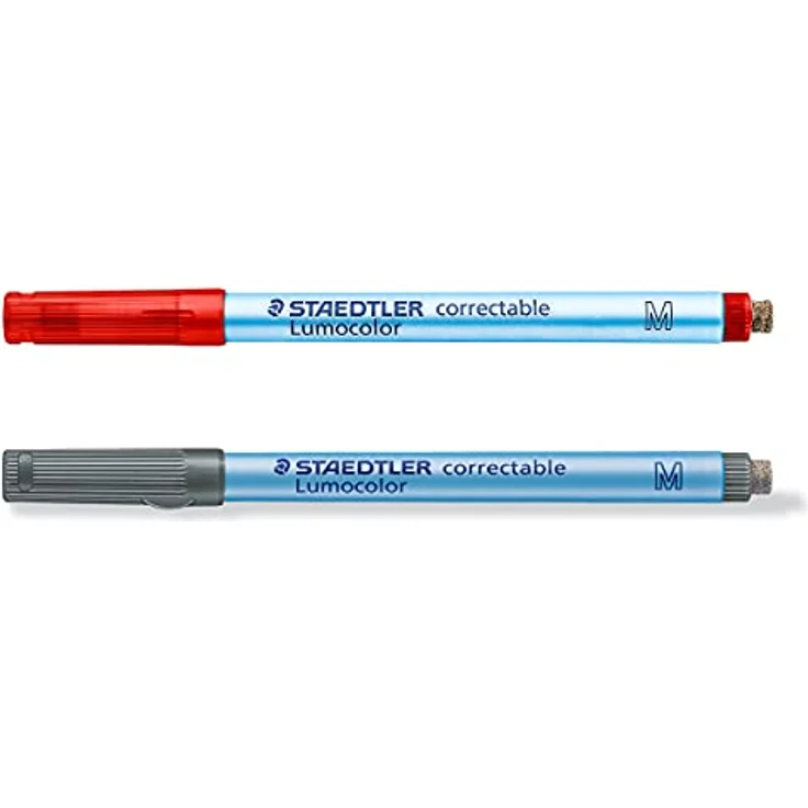 STAEDTLER Wochenplaner Lumocolor, wiederverwendbar, trocken abwischbar, Größe DIN A1, im Set mit 2 Stiften Lumocolor correctable M rot, schwarz und 2 Stiftklemmen, 641 A1-1 – Bild 4